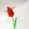 «Тюльпаны в вазе» — аппликация с элементами оригами